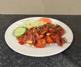 Garlic Chicken Tikka Fry